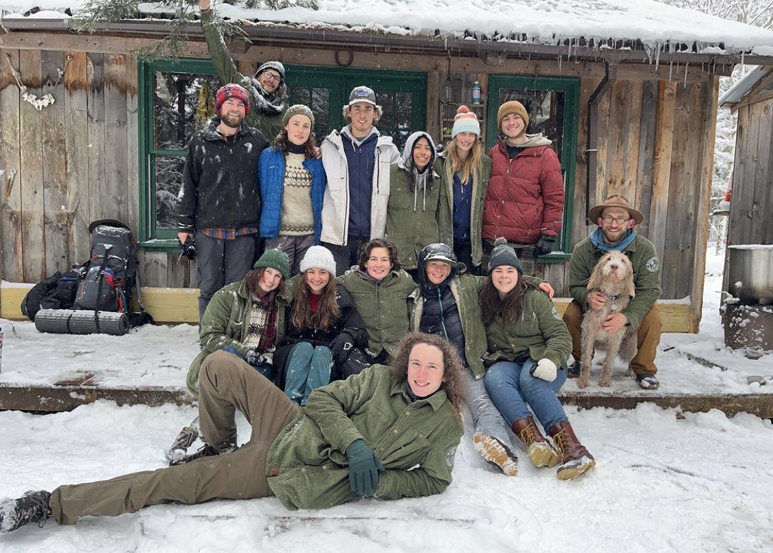 Classmates from the Adirondack semester who all became interns for a short time.