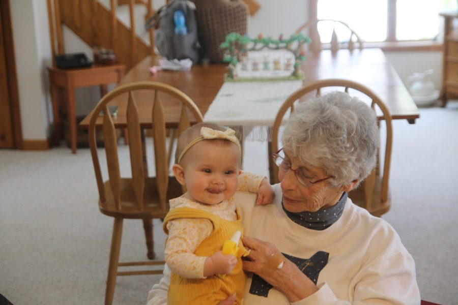 Karen and Granddaughter Milly.