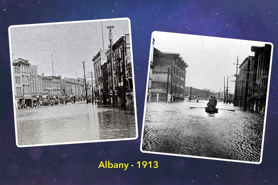 Damage of the 1913 floods