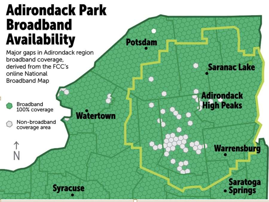 broadband in Adirondacks graphic